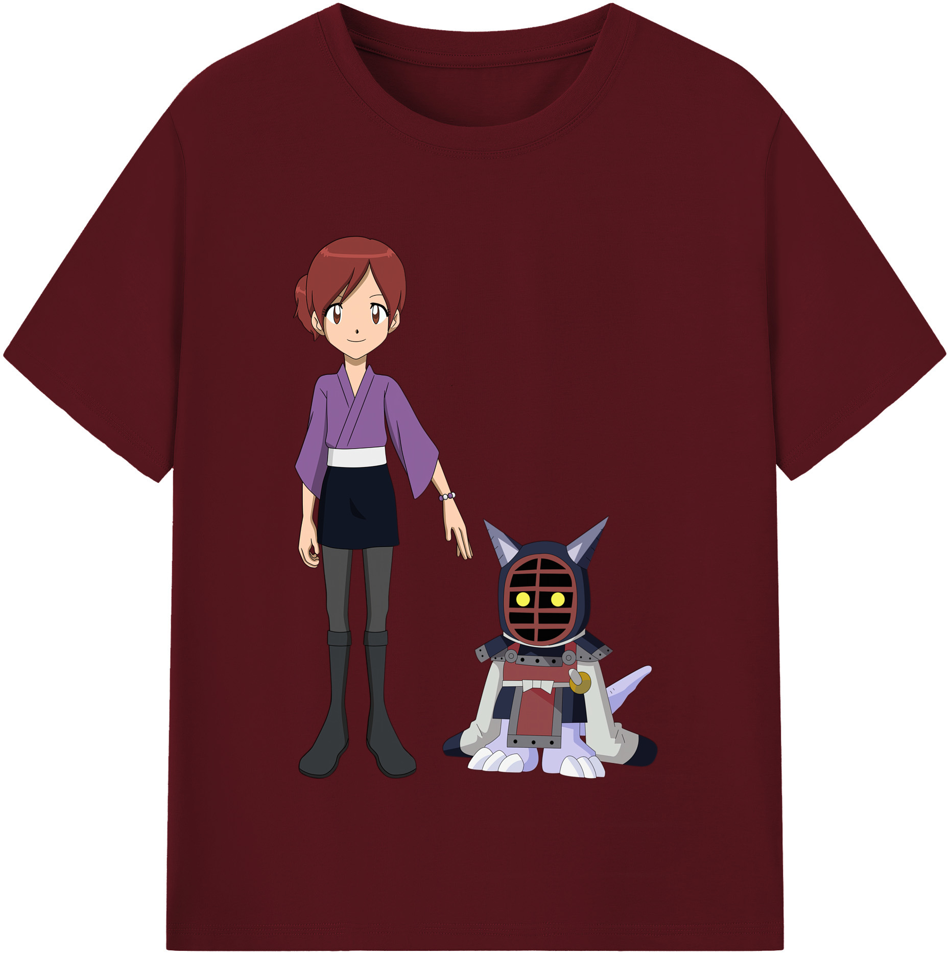 （画像用） Digimon デジタルモンスター/デジモン 綿100％半袖Tシャツ（フロントプリント）